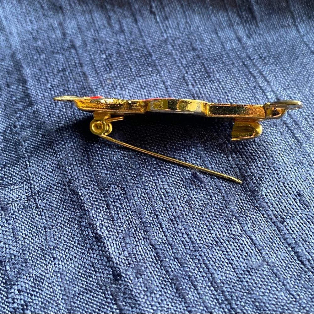 Float your boat with a Micro Mosaic Venice gondola brooch! MCM Souvenir of Italy - Picture 3 of 3